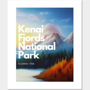 Kenai Fjords National Park hike Alaska United States Posters and Art